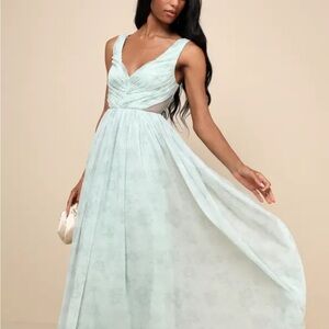 Sage Green Formal Maxi Dress